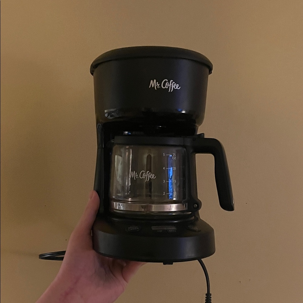 Mr. Coffee Black Drip Coffee Maker - Compact Home Brew